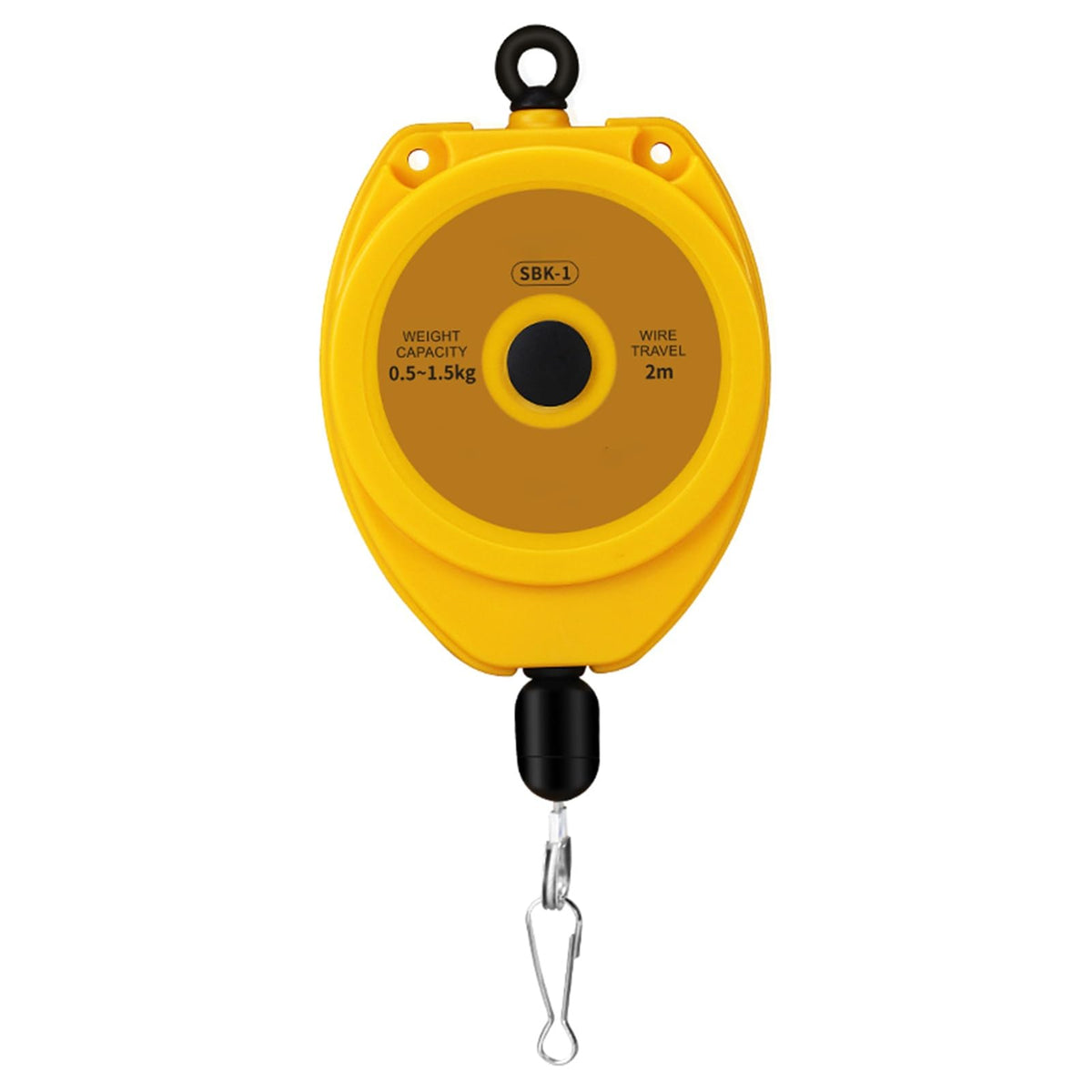 Retractable Adjustable Spring Balancer with 2m Wire & Hook for Garage & Automotive Use - Load Capacity 0.51-2kg, Essential Tool for Efficient Workspace Management,0.51.-2kg