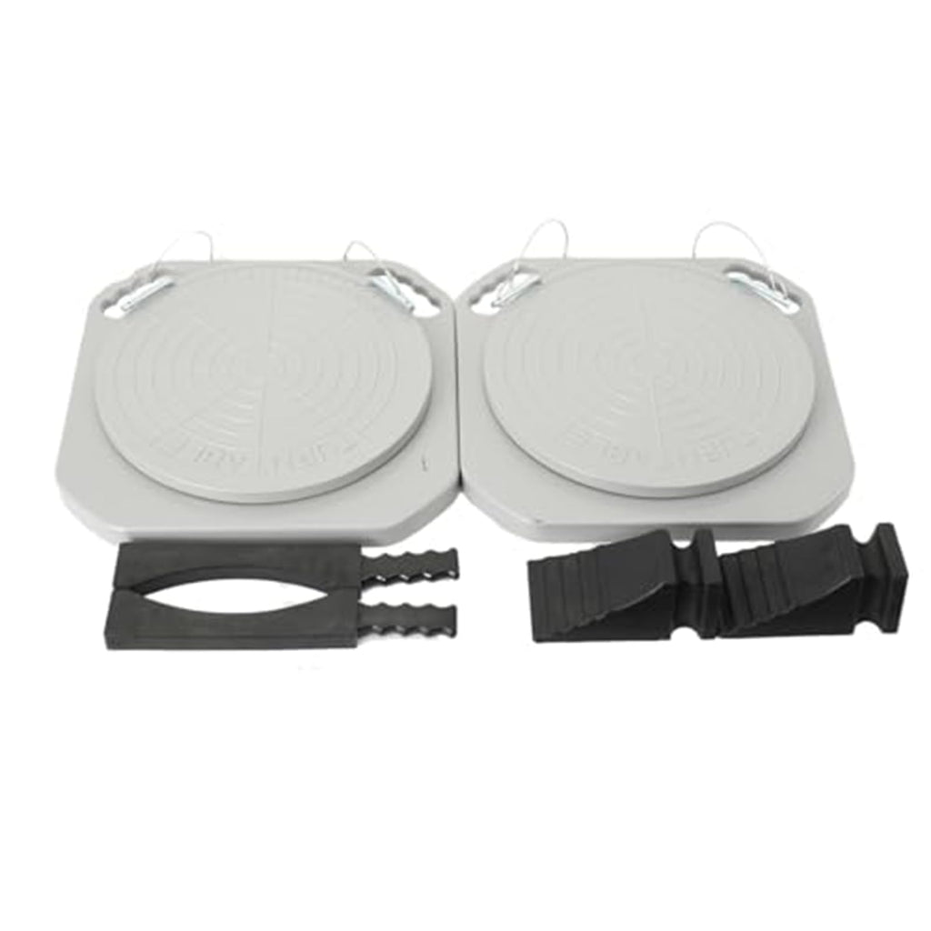 360° Wheel Alignment Turntable Pair, Heavy-Duty Turn Plates