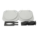 360° Wheel Alignment Turntable Pair, Heavy-Duty Turn Plates