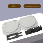 Wheel Alignment Turn Plates 1 Pair, Alloy Car Turntable w/Transition Blocks & Thrust Pads for Garage and Auto Repair
