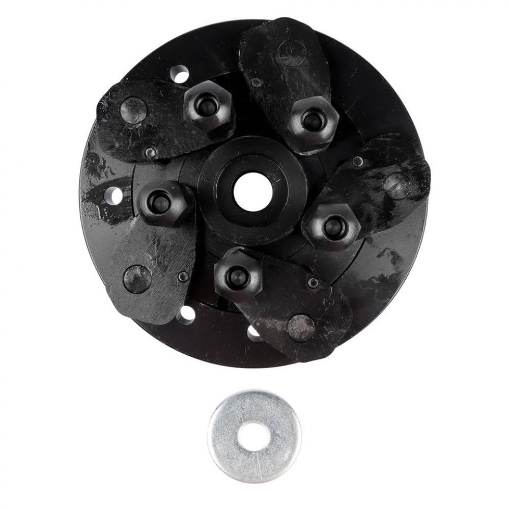Universal Wheel Balancer Finger Plate AP02 5 Lugs Adapter Compatible with 40mm Shaft Compatible with Various Tire Machines Black