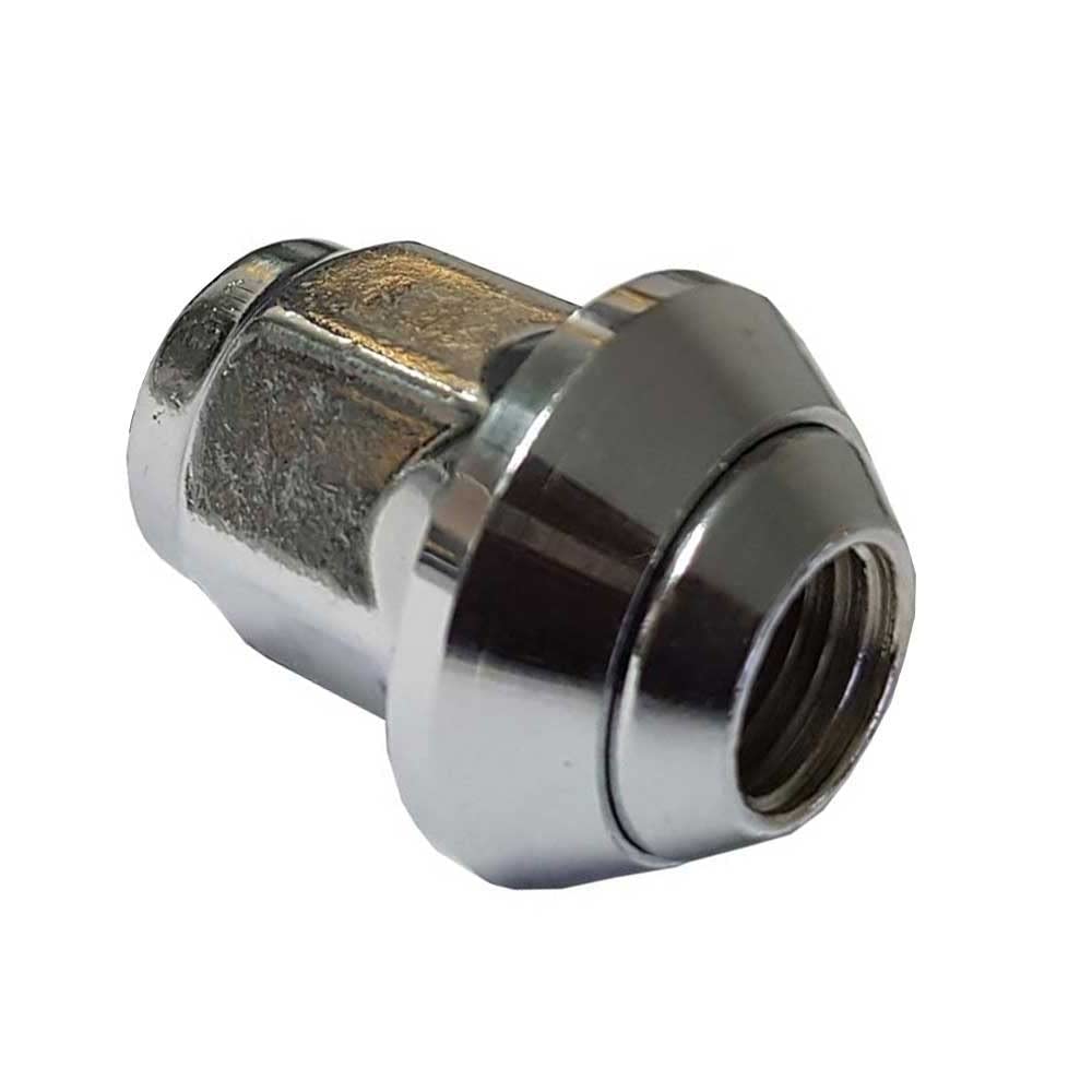 TRACER 1 x Wheel Nut M12 x 1.5 60° Taper Seat 2-Piece for Original Mazda Rims SW 19 mm Compatible with Mazda