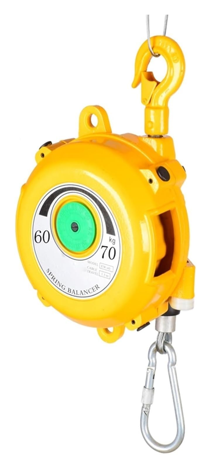 Spring Balancer Tool Balancer with Hook and Wire Rope, for Assembly Line, Workshop and Automotive installations(9-15kg