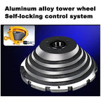1pc Adjustable Retractable Tool Balancer with Hook & Wire Rope - Self-Locking Mechanism for Workshop & Automotive Use - Load Capacity 1-15kg (3-5kg) - Ideal for Tool Organization & Efficiency