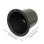 Tire Changer Cylinder Barrel with Mounting Flange for Tire Machine Maintenance and Repair Featuring Hollow Metal Construction Suitable for Automotive Tire Service, 200MM