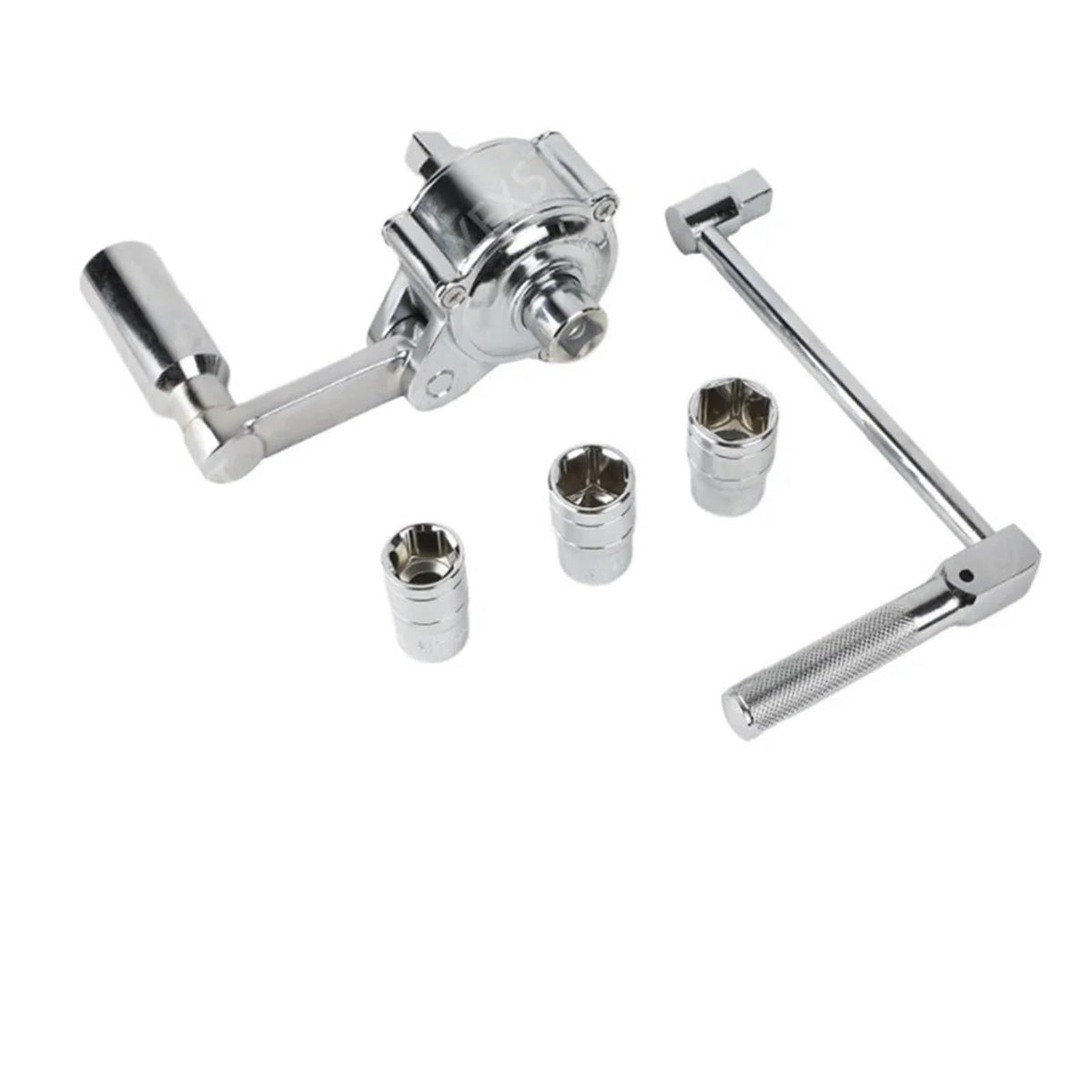 1Set 1/2" Torsional Torque Multiplier Wrench Lug Nut Remover Type Car Tire Disassembly Labor-Saving Force Wrench 3200N.M