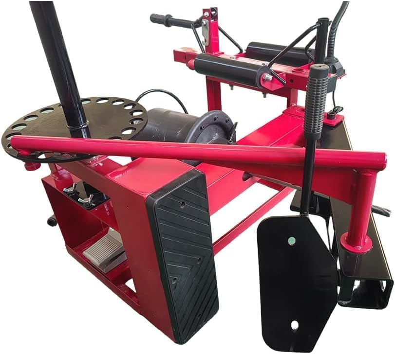 KATOOL Mini Tire Changer Machine Manual Tire Spreader Portable Tire Changer with Stand Adjustable LED Light Tire Spreader for Shop Home Garage