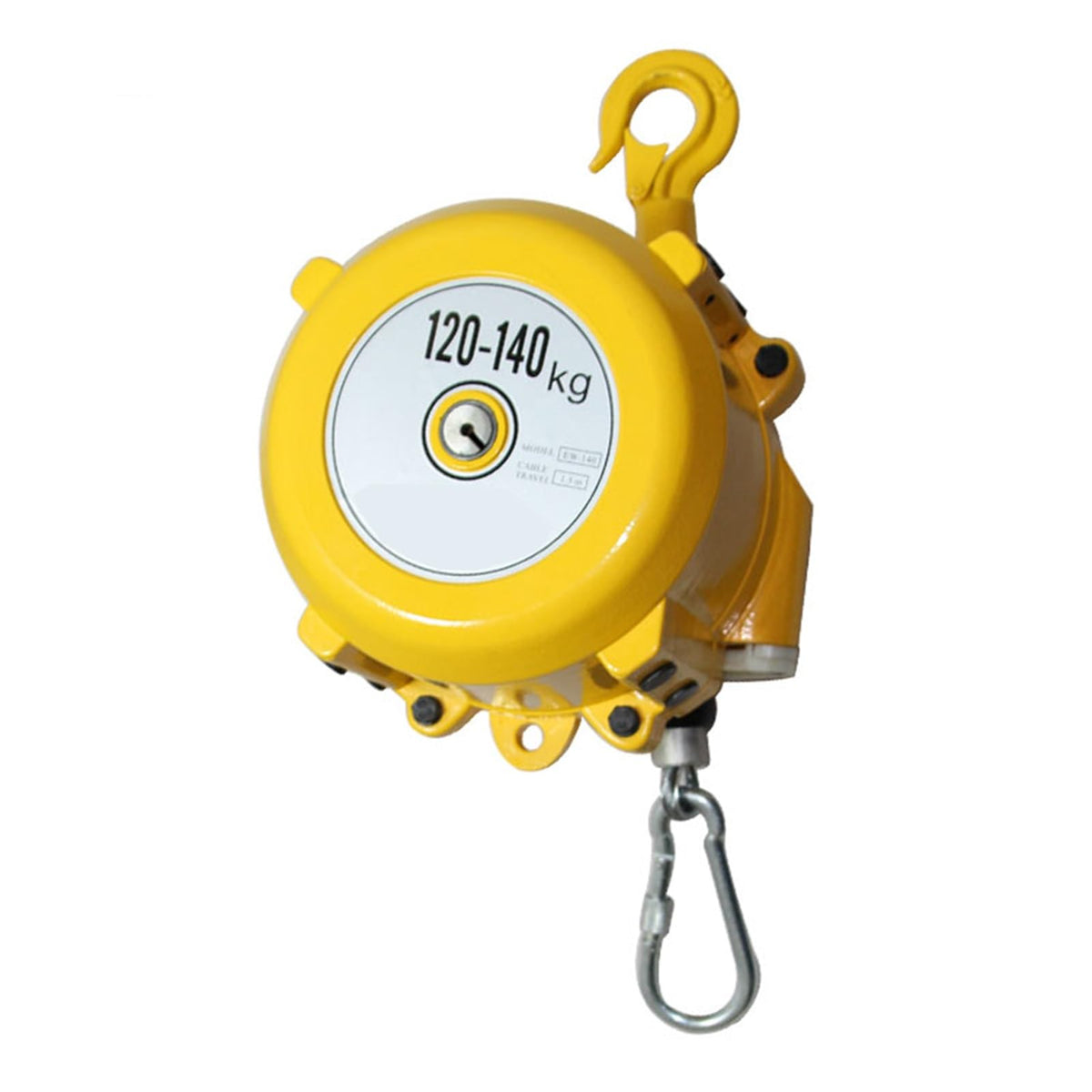 Retractable Spring Balancer, Tool Balancer with Hook and Wire Rope, for 1.5m Length Fixtures Hanging Tool Holder, for Assembly Line, Workshop and Automotive Equipment, Multifunctio(40-50kg)
