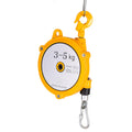 Heavy-Duty Retractable Spring Balancer Tool 3-5kg with Hook & Wire Rope - Durable, Adjustable Tool for Workshop, Automotive, Assembly Line - Boost Productivity & Efficiency