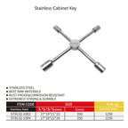 WEDO 14" Universal Heavy Duty Lug Wrench（17 * 19 * 22 * 24mm）