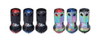 KYO-EI Industry wheel lock & nut Racing Composite R40 iCONIX [M12 x P1.25] with aluminum cap [Black / Red] RIA-13KR