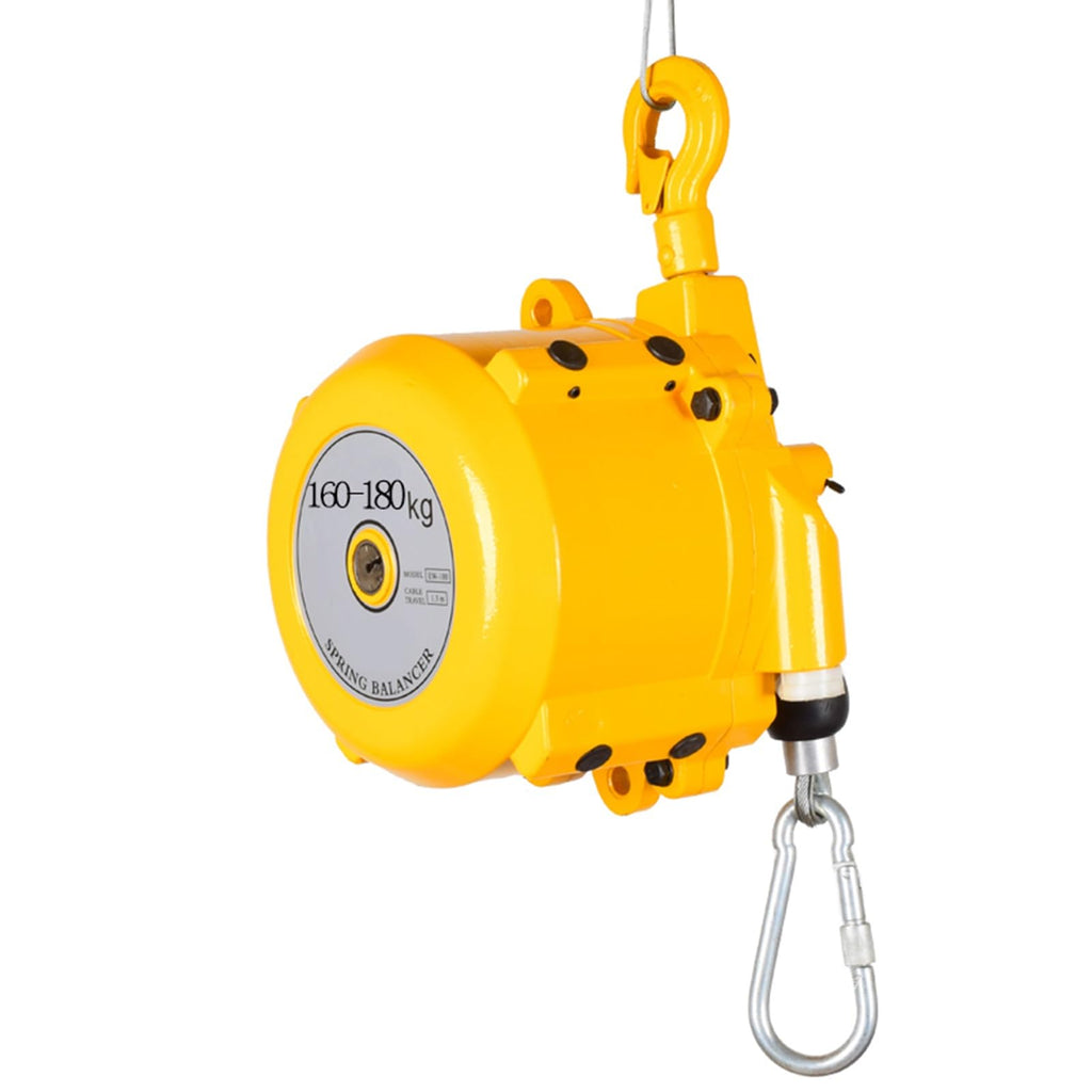 Retractable Spring Balancer Tool with Hook & Wire Rope - 5-9kg Capacity, Ideal for Workshop & Automotive Equipment Suspension Support