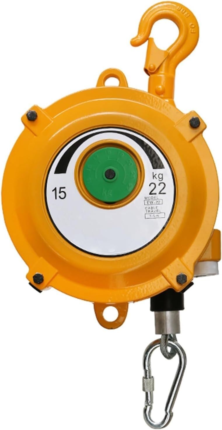 Spring Balancer Tool Balancer With Wire Rope And Hook For Workshop And Automotive Equipment (Size : 15-22kg)