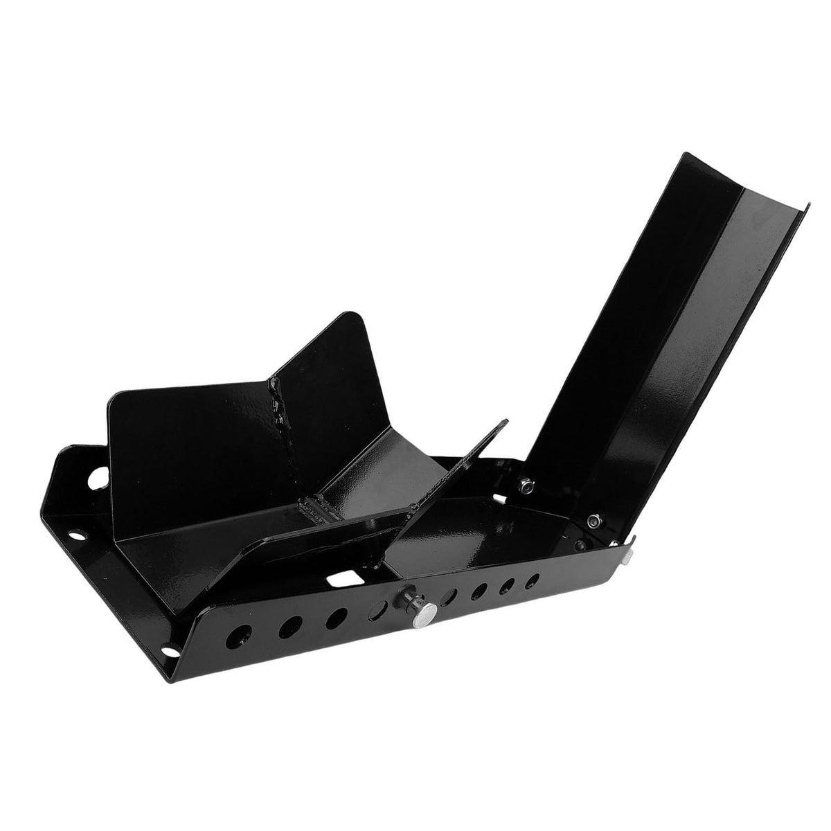 Motorcycle Wheel Chock Antislip 3000lbs Load Capacity Black