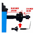 ME-T530Z Double Arm Tire Changer Machine ME-B620T Wheel Balancer Machine Combo 12"-24 Inch Rim Range 2.0HP Motor, 1g Balancing Precision Professional Tire Repair Equipment