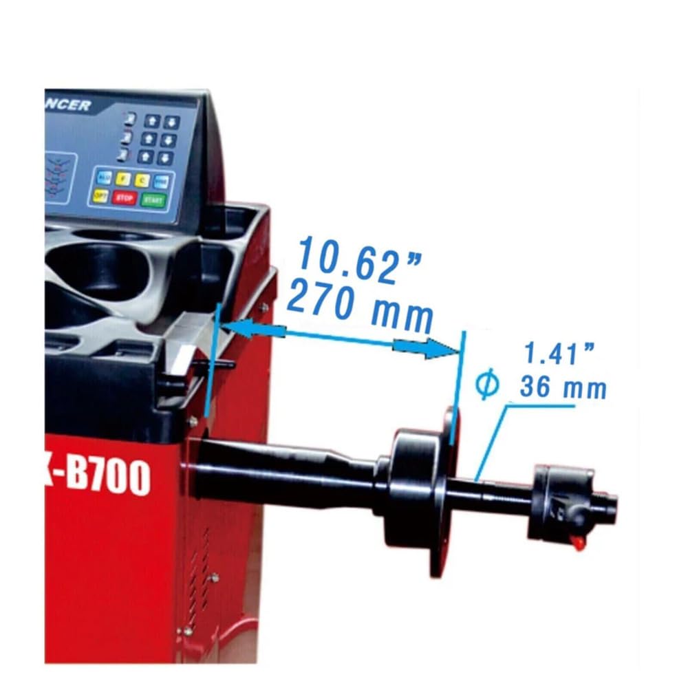 KT-B700 Wheel Balancer for 30 inch Rims Car SUV Tire Balancing Machine Correct Vibration Extend Tire Life for Garage Auto Shop