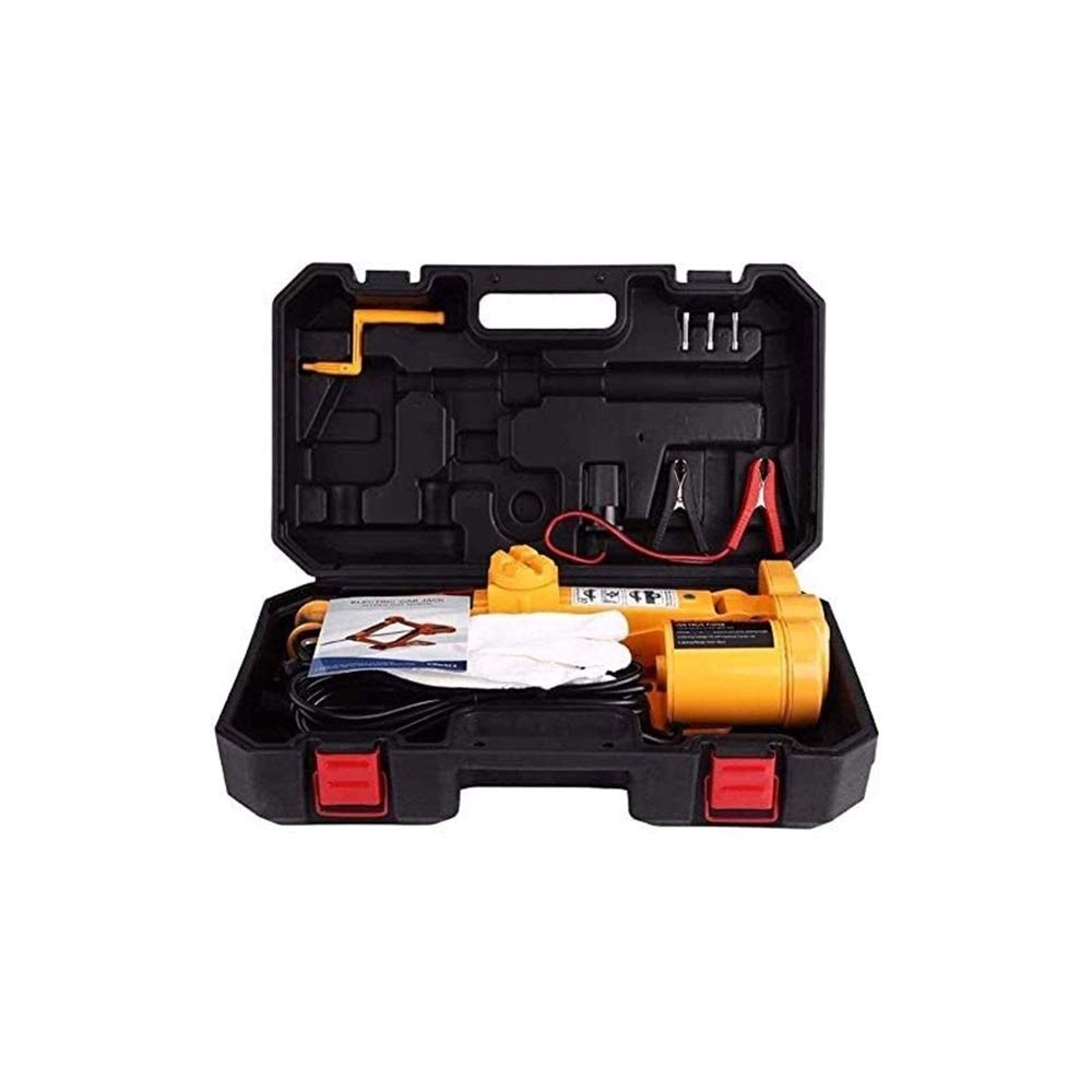 12V DC 3 T Electric Hydraulic Floor Jack Tire Inflator Pump Whole Set of Car Repair Tool Kit Electric Car Jack