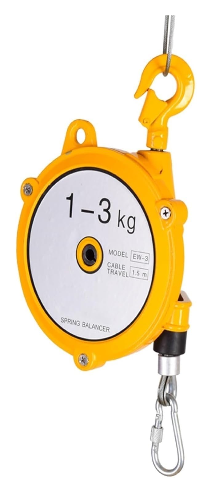 Spring Balancer Tool Balancer with Hook and Wire Rope,for Assembly Line,Workshop and Automotive installations(9-15kg