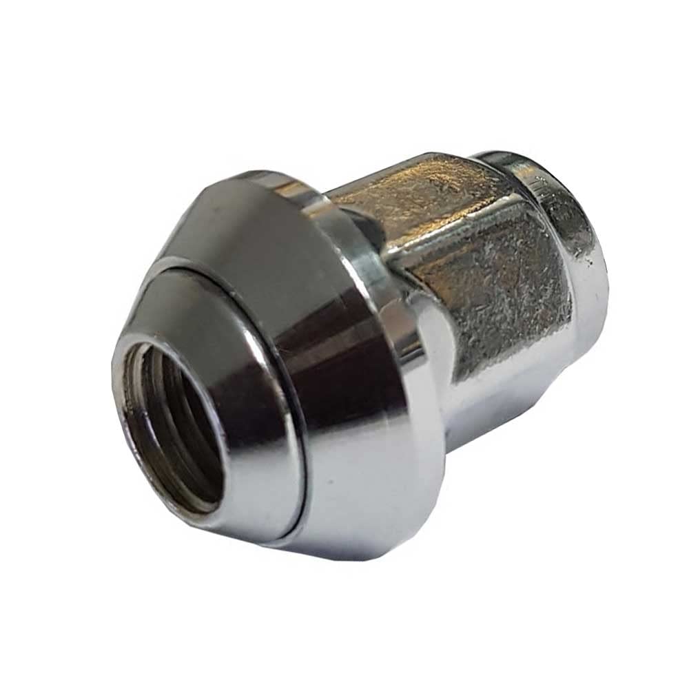 TRACER 1 x Wheel Nut M12 x 1.5 60° Taper Seat 2-Piece for Original Mazda Rims SW 19 mm Compatible with Mazda