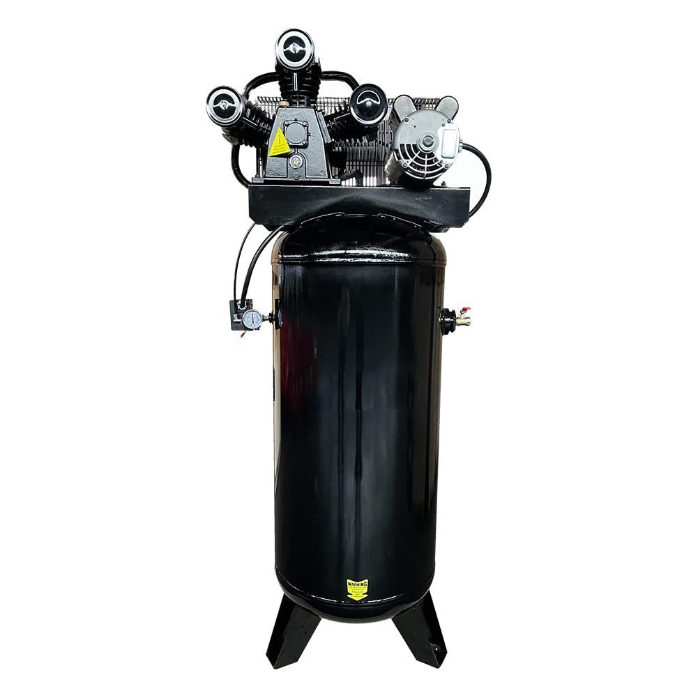 21'' Rim 1.5HP Tire Changer and 5HP Air Compressor w/ 60Gal ASME Tank for Tire Repair and Wheel Balancing Garage Shop Equipment w/ 1 Year Full Warranty