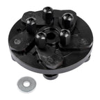 Tire Adapter Wheel Balancer Finger Plate 5 Lugs Universal for 40mm Shaft Black Compatible with AP02