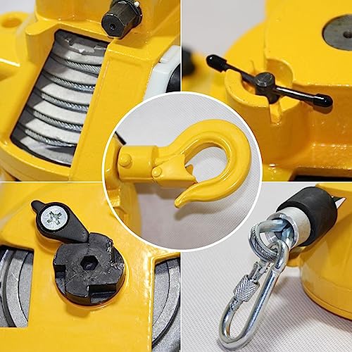 1pc Heavy-Duty Balancer Tool with 1.5m Wire Rope & Hook - Adjustable Tension for Workshop, Automotive, Assembly Line - Supports 5-9kg Load Capacity