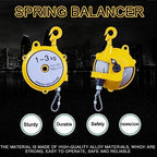 1pc Retractable Spring Balancer Tool with Wire Rope & Hook - Ideal for Workshop, Automotive, Assembly Line - 3-5kg Load Capacity, Lightweight, Professional Tool for Efficiency