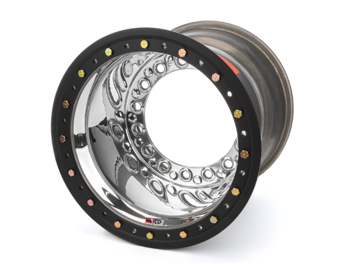 Weld Racing Wheel, Wide 5 XL, 15 x 14 in, 5 in Backspace, Wide 5 Bolt Pattern, Bead Lock, Aluminum, Polished, Each