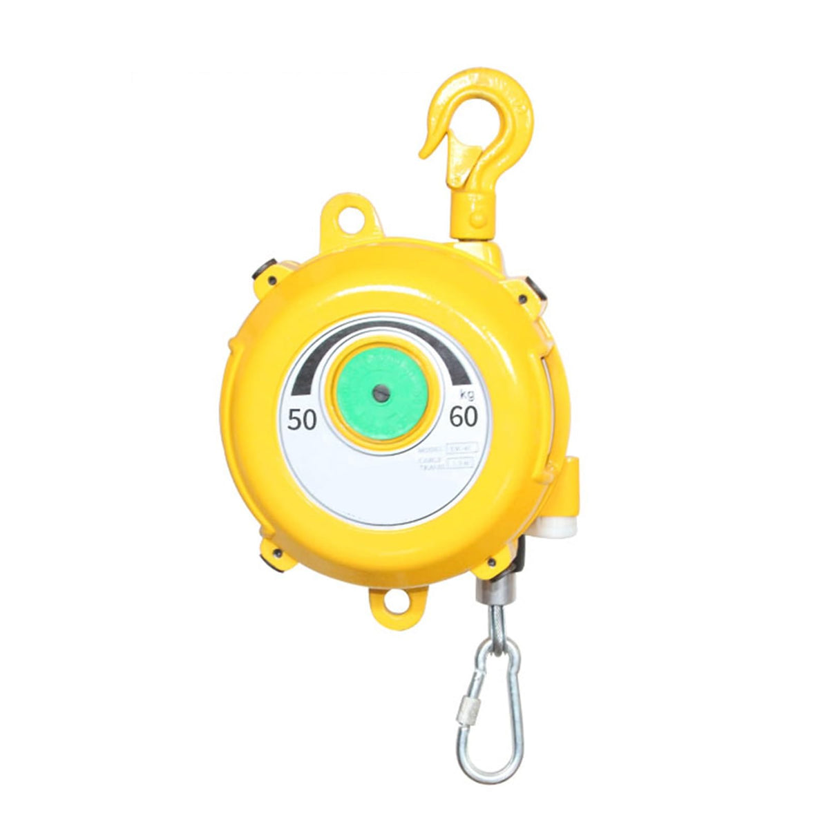 Retractable Spring Balancer, Tool Balancer with Hook and Wire Rope, for 1.5m Length Fixtures Hanging Tool Holder, for Assembly Line, Workshop and Automotive Equipment, Multifunctio(40-50kg)