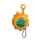 Spring Balancer, Iron Hanging Balancer,1.5m Length Tool Balancer with,Adjustable Balancer Retractor Hanging Holding,Equipment in Yellow(3-5 kg)