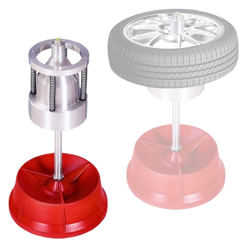 Rim Wheel Tire Balancer Portable Hubs Bubble Level Wheel Balancer Compatible with Automotive Vehicles