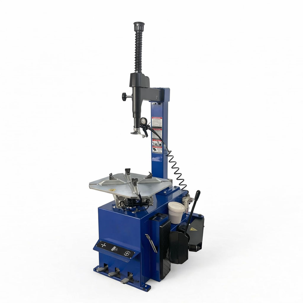 Jack Boss Tire Changer Machine, 3-Pedal Tire Machine, Heavy-Duty Wheel Tire Mounting & Dismounting Machine, 110V 60Hz Power, Fits 10"-24" Rims for Cars