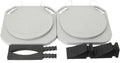 Wheel Alignment Turn Plates 1 Pair, Alloy Car Turntable w/Transition Blocks & Thrust Pads for Garage and Auto Repair