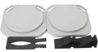 Wheel Alignment Turn Plates 1 Pair, Alloy Car Turntable w/Transition Blocks & Thrust Pads for Garage and Auto Repair