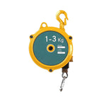 Spring Balancer, Iron Hanging Balancer,1.5m Length Tool Balancer with,Adjustable Balancer Retractor Hanging Holding,Equipment in Yellow(3-5 kg)