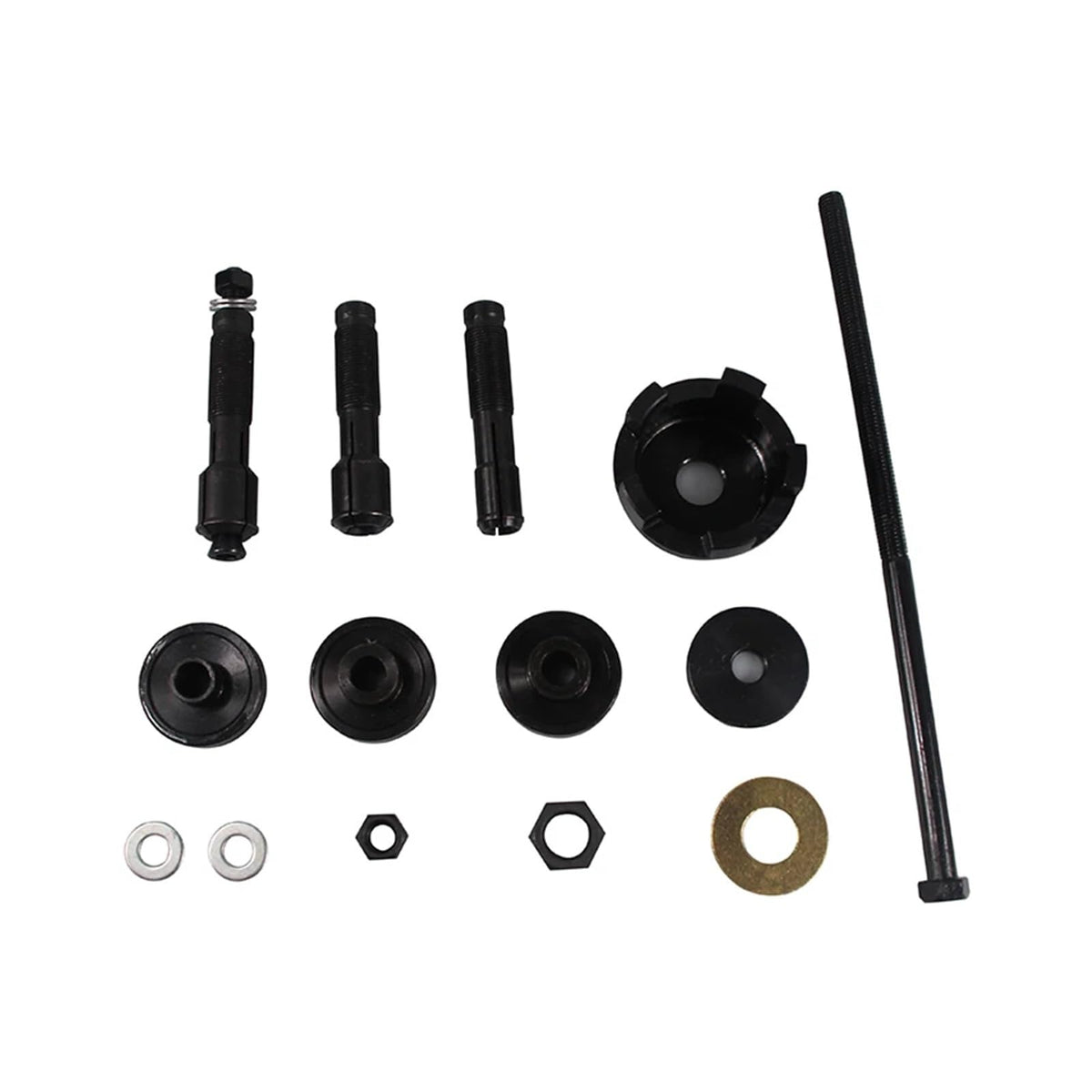 Motorcycle Black Metal Wheel Bearing Remover Installer Puller Tool Compatible with Harley 2000-Up Touring Road King Dyna 3/4" 25mm Pullers