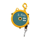 Spring Balancer, Iron Hanging Balancer,1.5m Length Tool Balancer with,Adjustable Balancer Retractor Hanging Holding,Equipment in Yellow(3-5 kg)