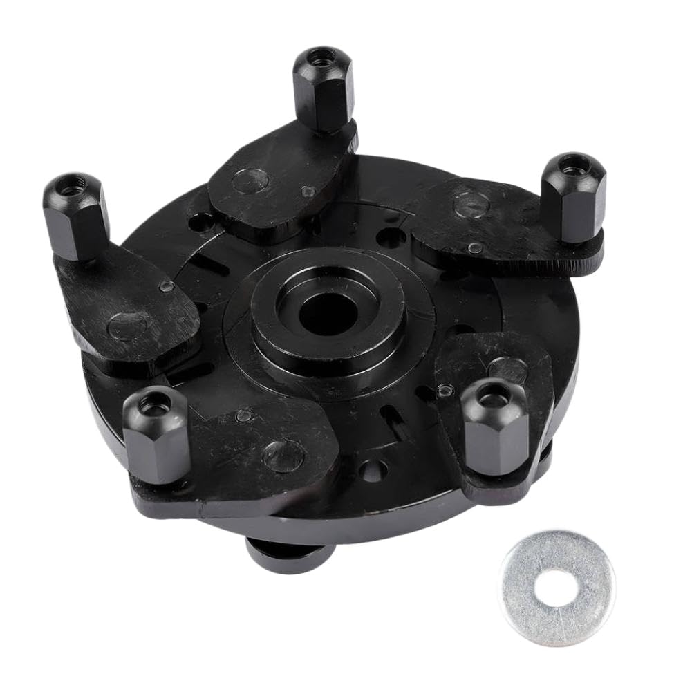 Tire Adapter Wheel Balancer Finger Plate 5 Lugs Universal for 40mm Shaft Black Compatible with AP02