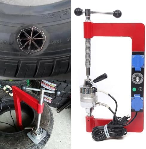 Tire Vulcanizing with 8 Moulds,Heating Tool for Auto Repair and DIY Tire Spreader Kit