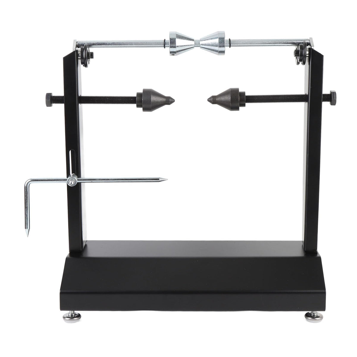 Motorcycle Wheel Balancer and Truing Stand with Adjustable Truing Pointer and Leveling Bubble, Heavy Duty Tire Balancer for Sport and Dirt Bikes, 1/2 Inch to 1 1/2 Inch Axles, Up