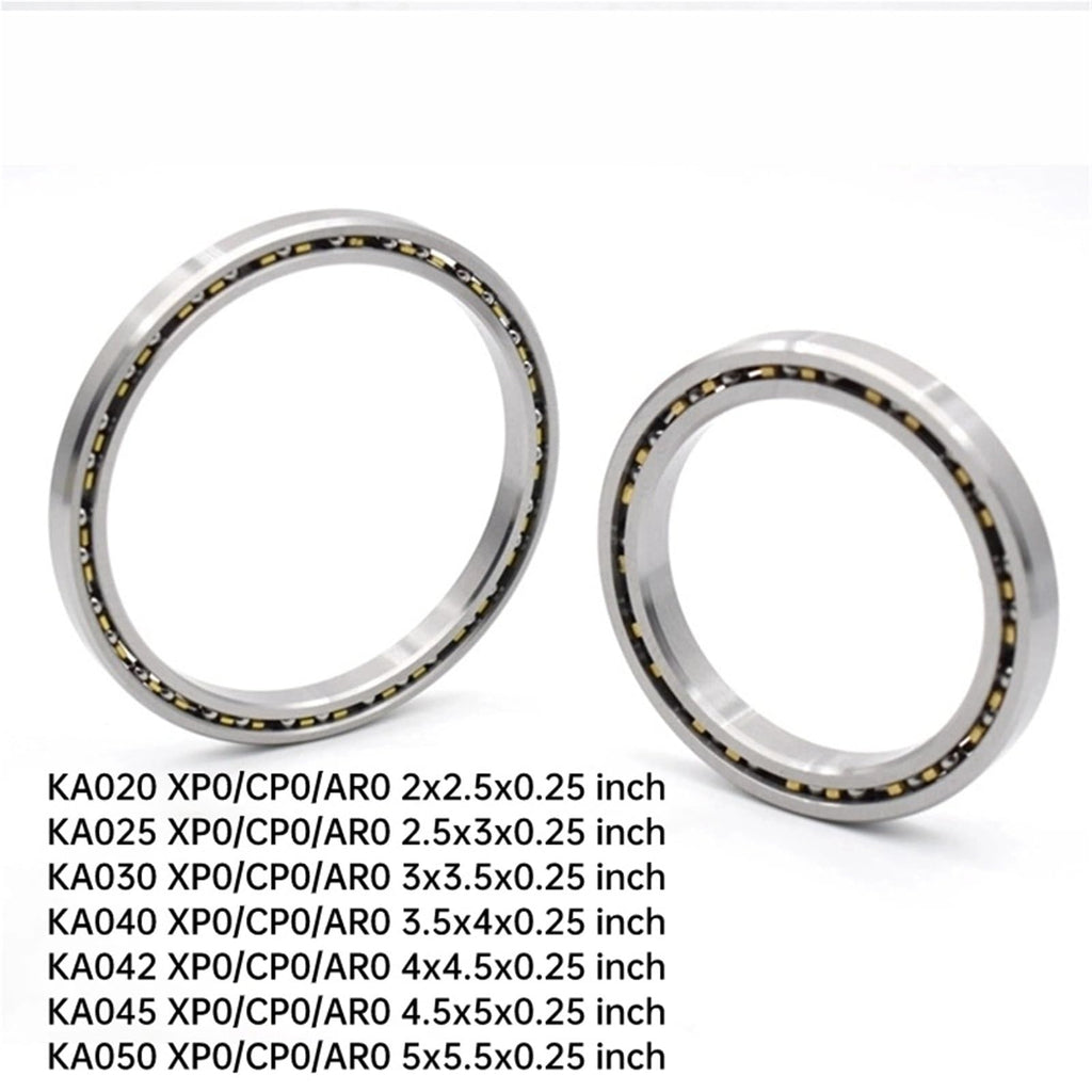 1PCS KA020 025 030 035 040 042 045 XP0 CP0 AR0 Thin Wall Constant Section Bearing Thickness 6.35mm 0.25 inch(KA045AR0)