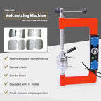 Tire Repair Machine Kit, Adjustable Height & Time, 8 Molds, Vulcanizer