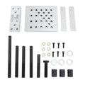 Universal Drill Press Support Plate Set, 30 Ton Capacity, for Car Wheel Hub Bearing Bushing Repair and Removal, Includes Positioning Plates and Spacer Blocks