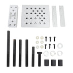 Universal Drill Press Support Plate Set – 30 Ton Capacity for Car Wheel Hub Bearing and Bushing Repair & Removal, Includes Positioning Plates and Spacer Blocks