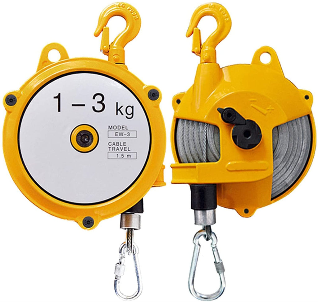 Industrial Grade Retractable Tool Balancer - Self-Locking Teon Hanging Device for Engineering & Assembly Lines, 5-9kg Capacity, Ideal for Heavy Lifting & Safety Solutions