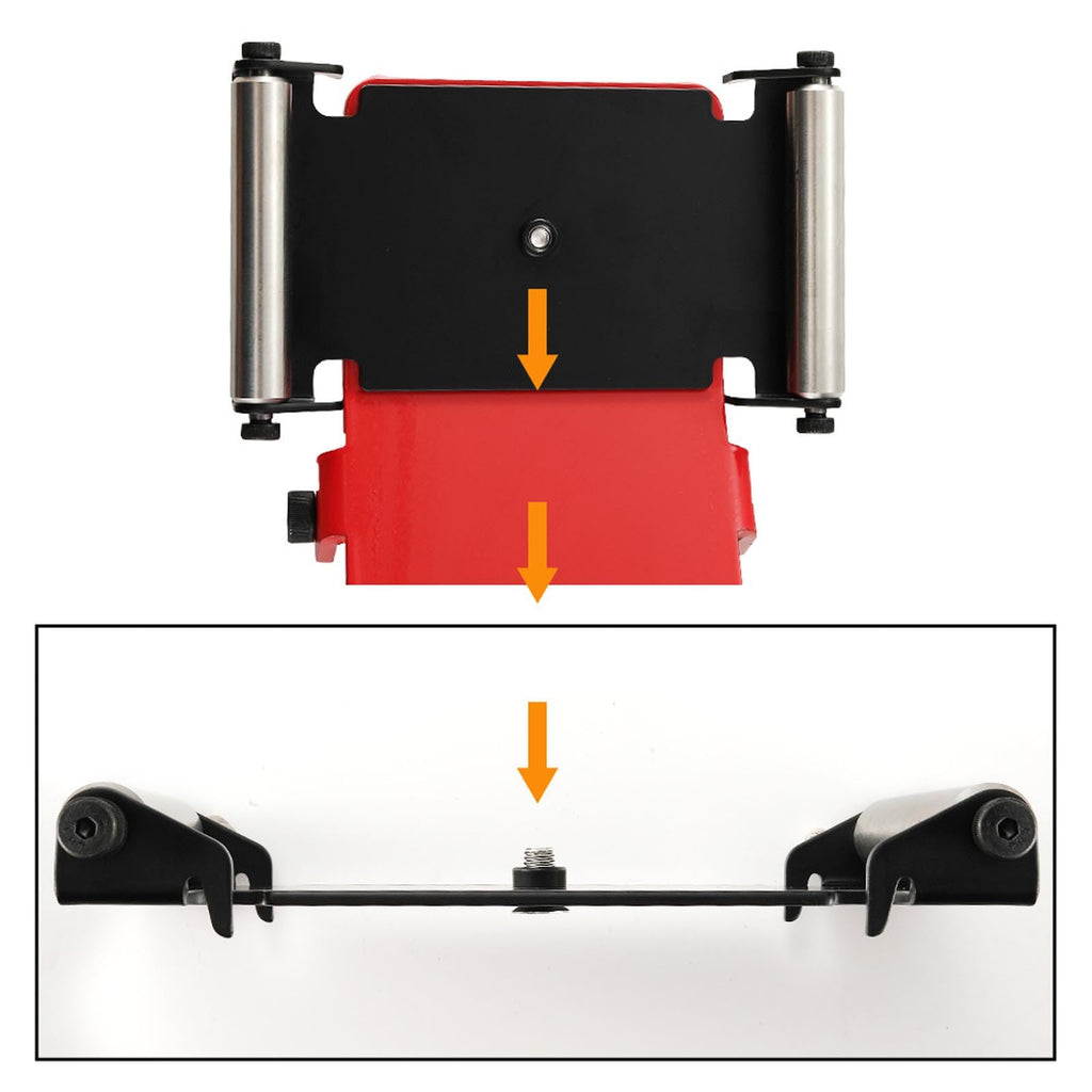 Portable Tire Jack Tool Portable Tire Jack Tool with Roller Plate Heavy Duty Tire Lifter Lifting Tool Duty Trolley Jack
