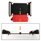 Portable Tire Jack Tool Portable Tire Jack Tool with Roller Plate Heavy Duty Tire Lifter Lifting Tool Duty Trolley Jack