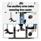 ME-T530Z 2.0HP Tire Changer with Bead Blaster Double Assist Arm & ME-B600 Wheel Balancer Machine Combo