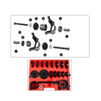 23Pcs Wheel Bearing Press Kit Front Wheel Drive Bearing Removal Tool Universal Storage Case Wheel Bearing Puller Tool Set