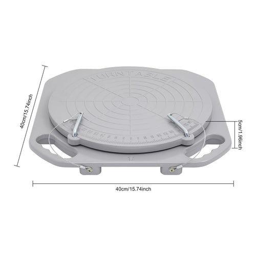 1 Pair Wheel Alignment Turn Plates, 5 Ton Heavy Duty 360° Rotating Turn Plate Table, Alloy Turntable Wheel Alignment Tool for Car Truck & SUV Front End Repair